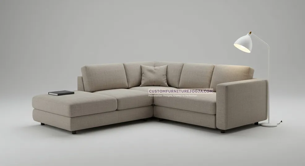 Jasa Pembuatan L Shape Sofa Jogja